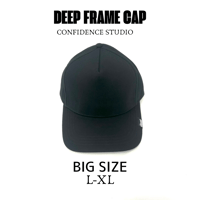 CONFIDENCE STUDIO DEEP FRAME CAP   BLACK CON-60