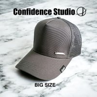 CONFIDENCE STUDIO DEEP FRAME PLATE MESHCAP GRAY CON-160