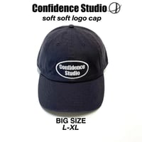 confidence studio soft logo cap　gray CON-25