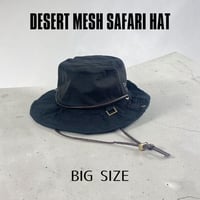 DESERT MESH SAFARI HAT BLACK　K-249