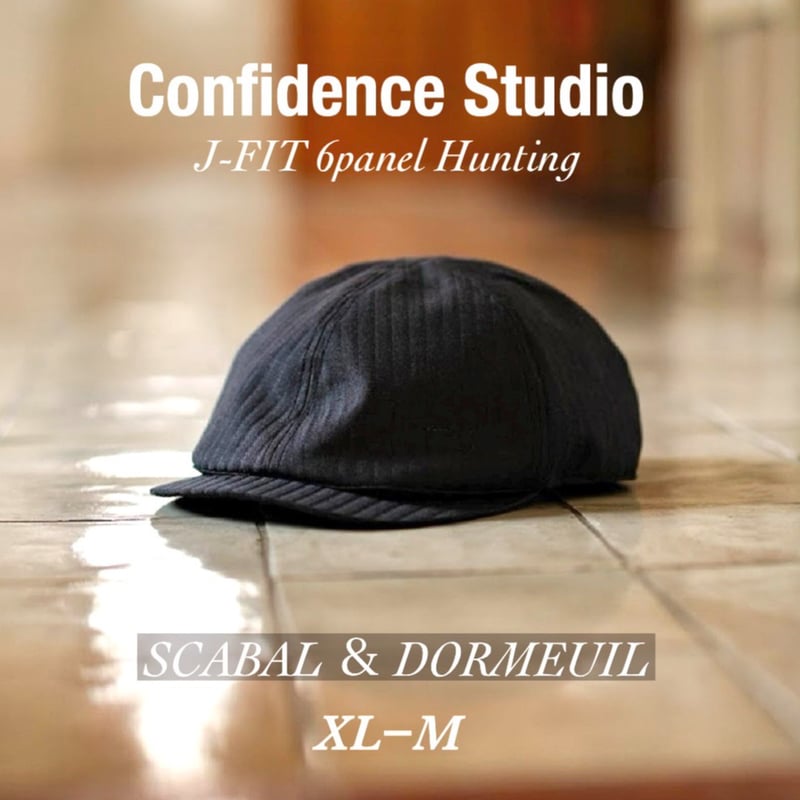 confidence studio J-FIT 6panel Hunting Scabal＆D