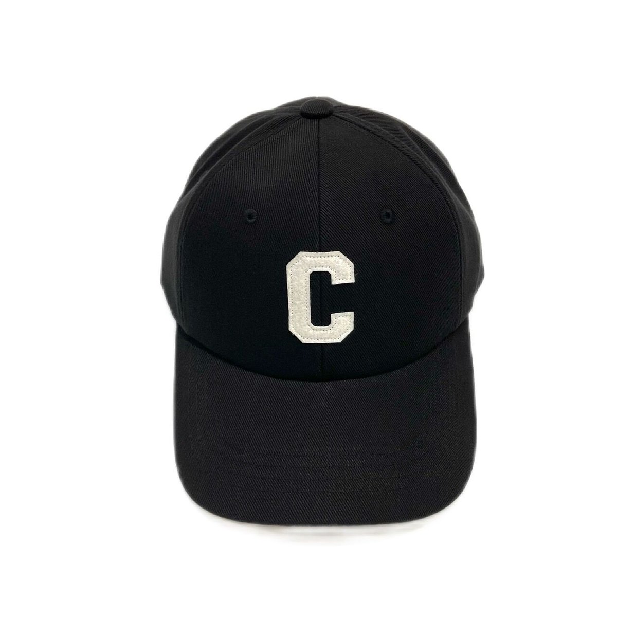ベースボールキャップ　ブラック　Cマーク C]LOGO STANDARD CLASSIC BASEBALL CAP black K-