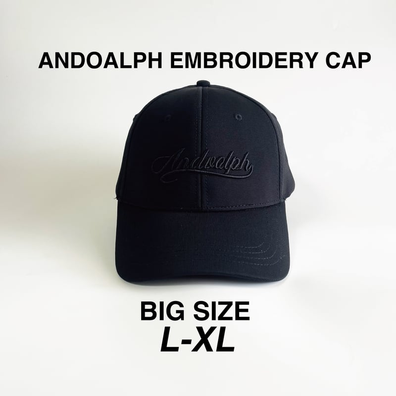 ANDOALPH EMBROIDERY CAP BLACK L-XL NA-50 | conf