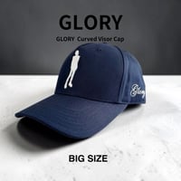 GLORY “Strip away all disgusting and filthy things and run toward.” Curved Visor Cap – Navy G-06