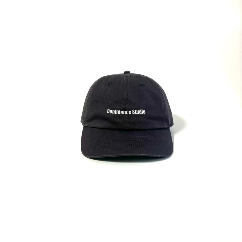 confidence studio soft simple name logo cap gra