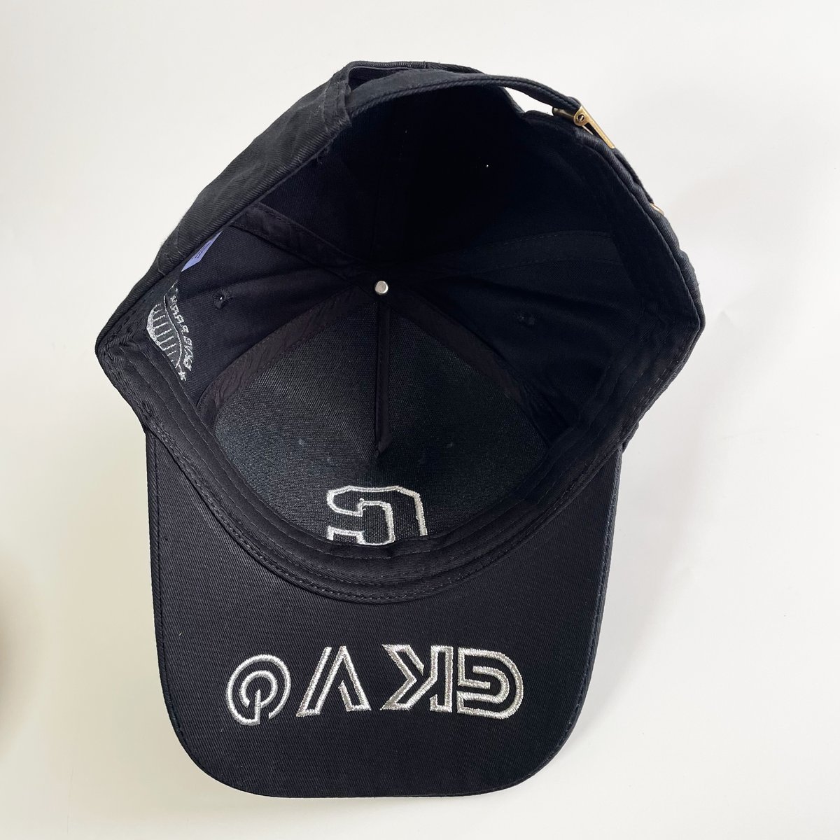THREE-DIMENSIONAL C EMBROIDERY CAP BLACK/WHITE
