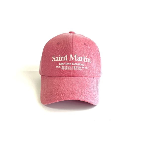 Saint Martin Vintage Logo Cap PINK K-217 | conf...