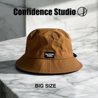 Confidence Studio BIGSIZE Bucket Hat Polyester Camel CON-137
