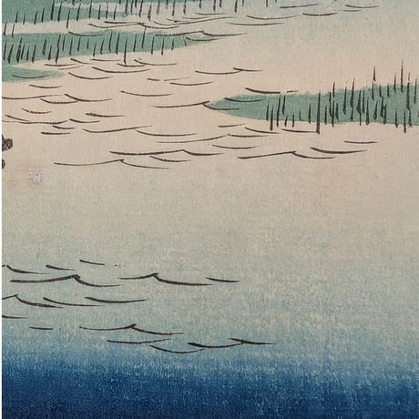 広重 「五十三次名所図会　池鯉鮒」(竪絵東海道)