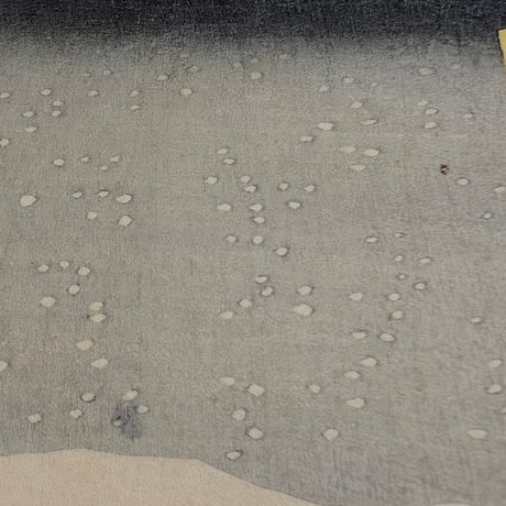 広重 「五十三次名所図会　藤川」(竪絵東海道)