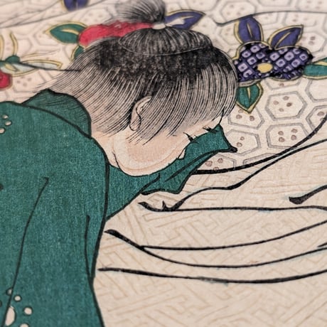 吟光 「古今名婦鏡　細川忠興妻」(細川ガラシャ)
