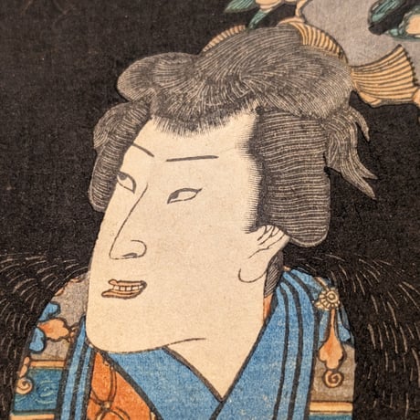 芳艶 「本朝武者鏡　児雷也」