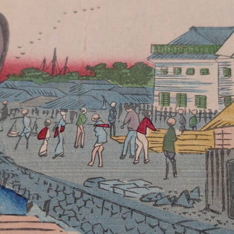 一景 「東京名所四十八景　芝口はし」