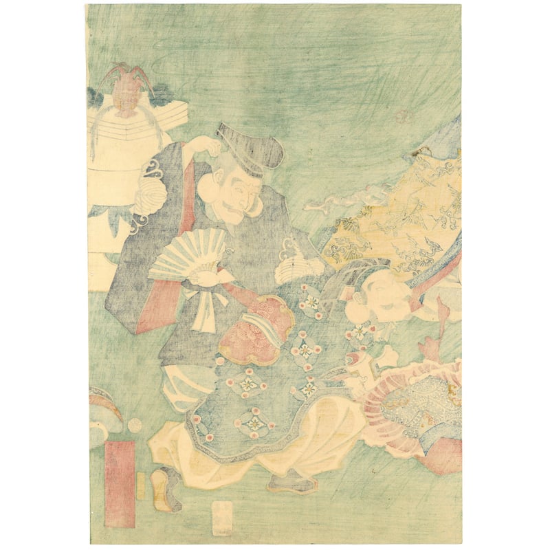 芳幾 「福神春遊ひの図」 | 古美術もりみや