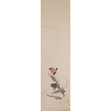 牧田種麿　獅子舞図