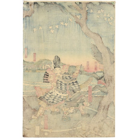 貞秀 「源平一之谷大戦高名之図」