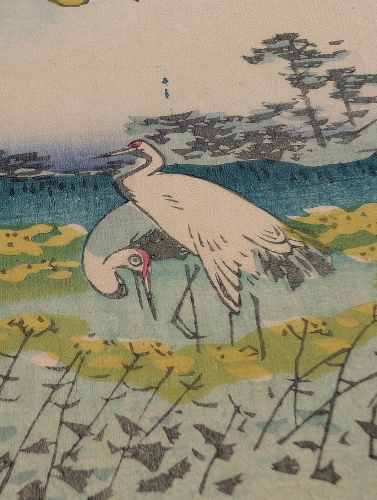 広重二代(立祥) 「東京名所三十六花撰 東京小松川菜の花」 | 古美術