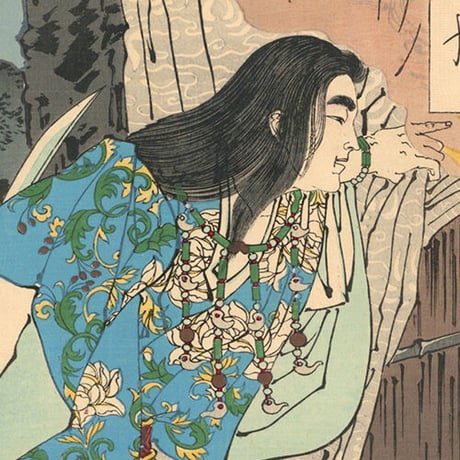 芳年 「月百姿　賊巣の月　小碓皇子」