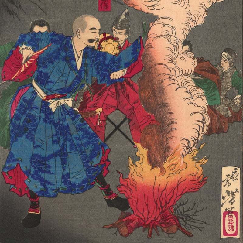 芳年 「大日本名将鑑 上杉輝虎入道謙信」 | 古美術もりみや