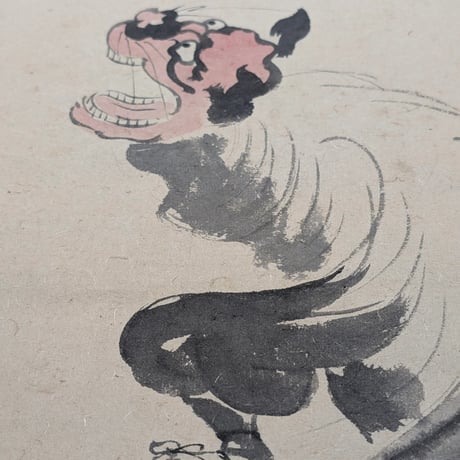 牧田種麿　獅子舞図