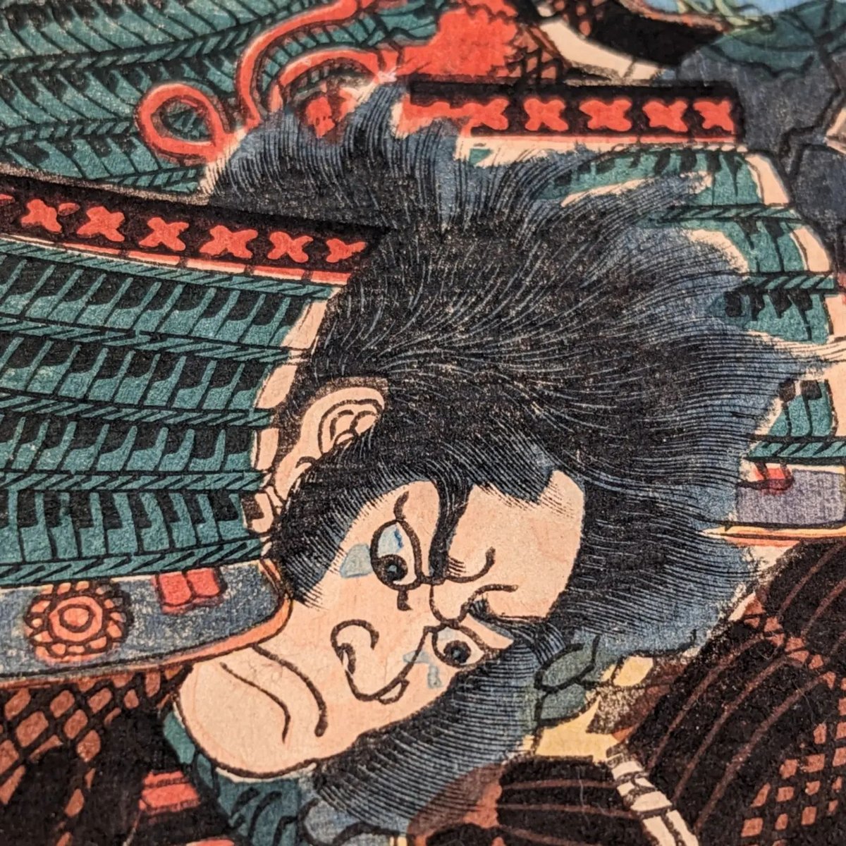 賤ヶ岳の戦い『太平記英勇伝 石川兵助貞友』戦国武将 浮世絵