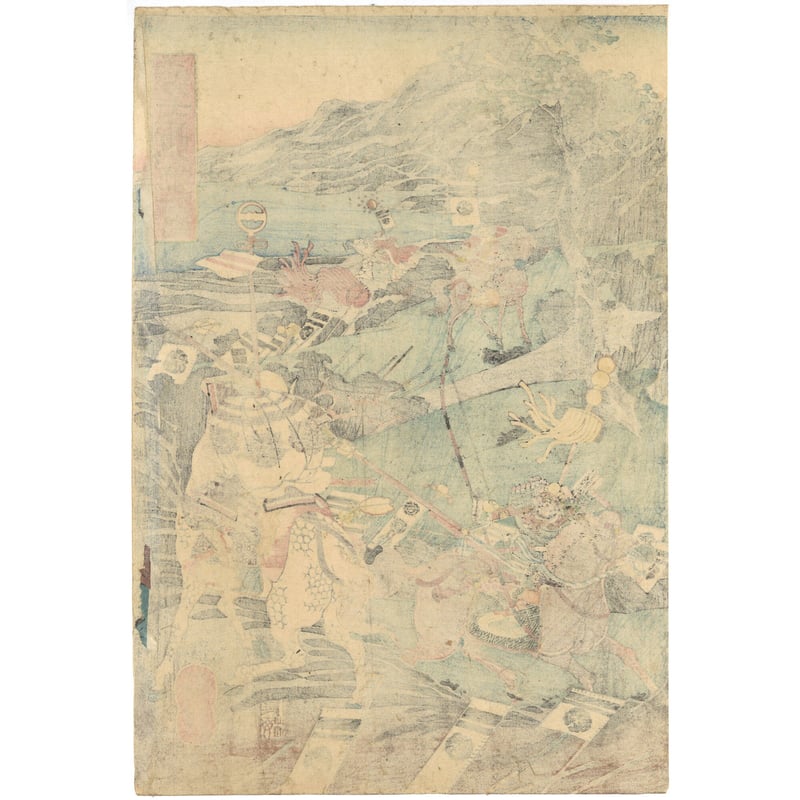 国芳 「勇士高名之図」 -賤ヶ岳の戦い- | 古美術もりみや