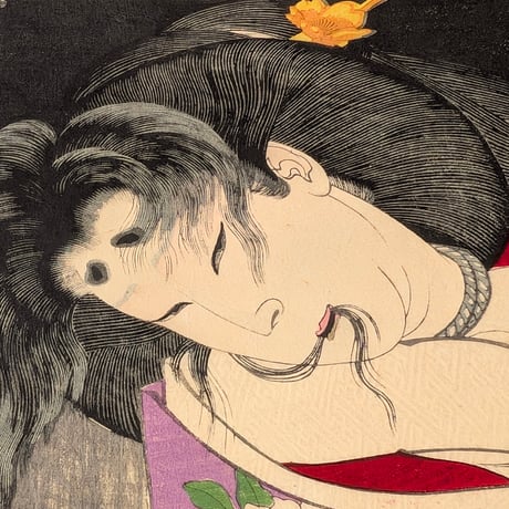 芳年 「近世人物誌　近衛家の老女村岡」