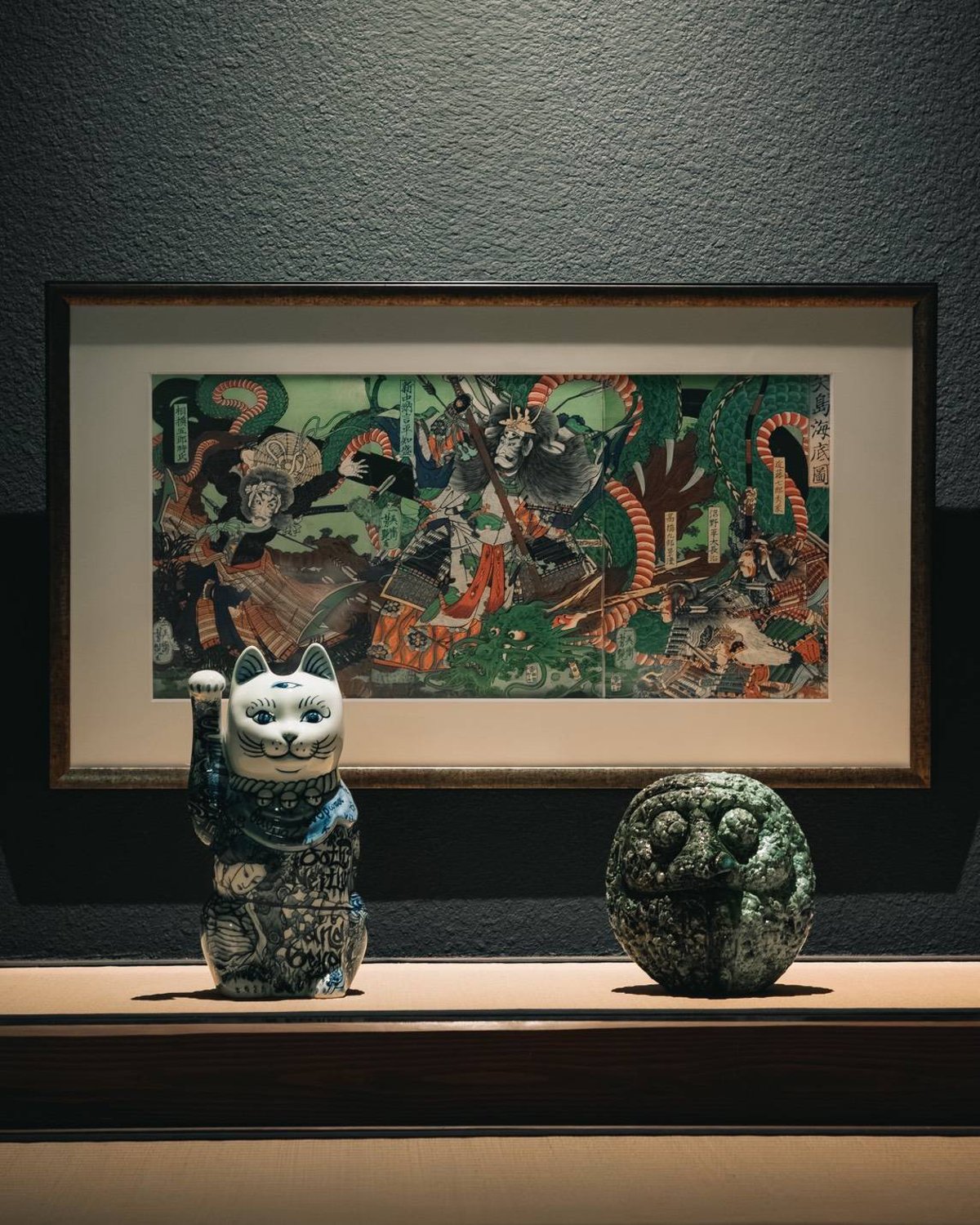 展示会のお知らせ 「猫、達磨、浮世絵」 | 古美術もりみや