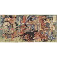 芳年「東錦浮世稿談 蜀順平候趙雲」 -趙雲子龍- | 古美術もりみや