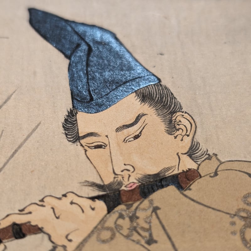 現代日本画の重慎　原山登喜雄　　筆　原画永久保障 現代日本画の重慎 原山登喜雄 筆 原画永久保障