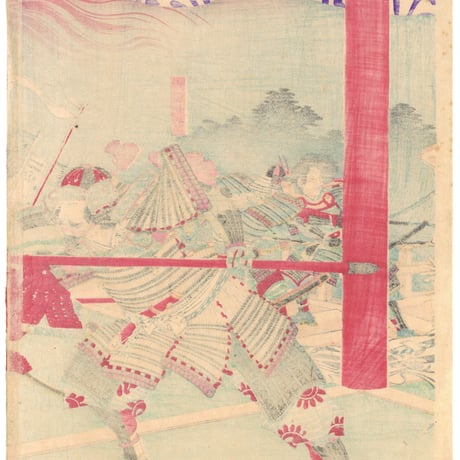 延一「本能寺焼討之図」