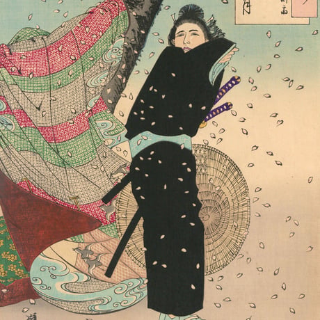 芳年「月百姿　忍岡月　玉淵斎」