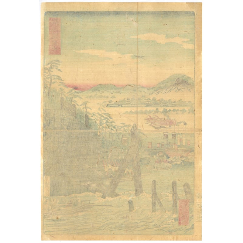 絵画 543 油絵/風景/東京の街景/大崎/御殿山より/F8 絵画 543 油絵/風景/東京の街景/大崎/御殿山より/F8 絵画 543