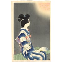 常州 筑波雪 滝夜叉姫　楊洲周延 周延 「雪月花 常州 筑波雪 滝夜叉姫」 | 古美術もりみや