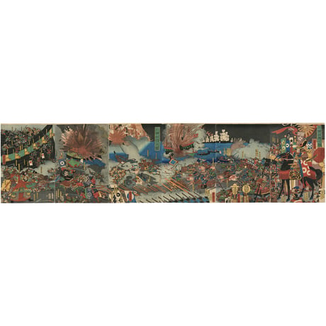 芳虎 「三韓征伐之図」 -文禄慶長の役-
