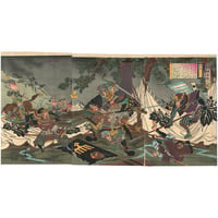 周延 『桶狭合戦之図』