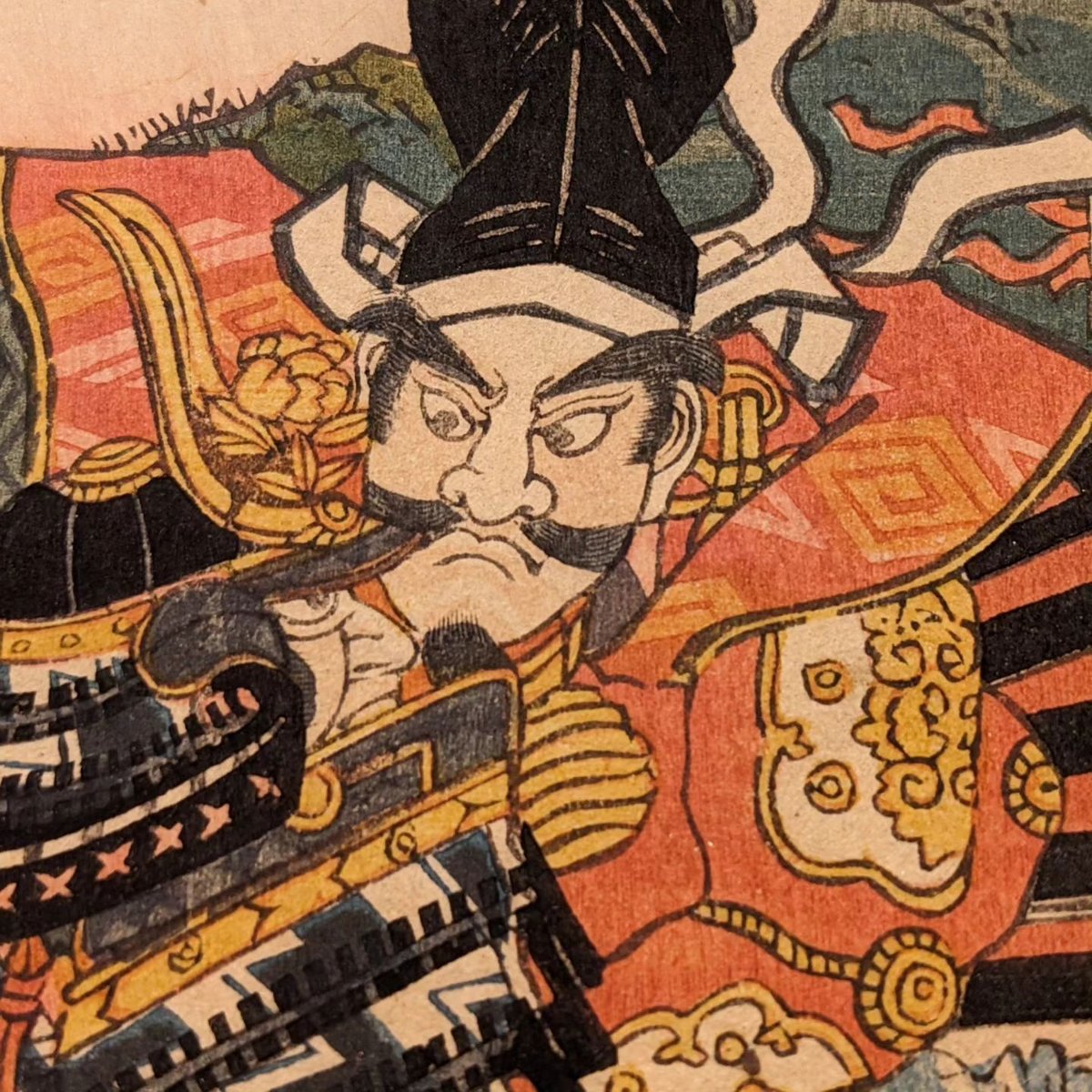 古画源平一ノ谷合戦圖額/江戸時代