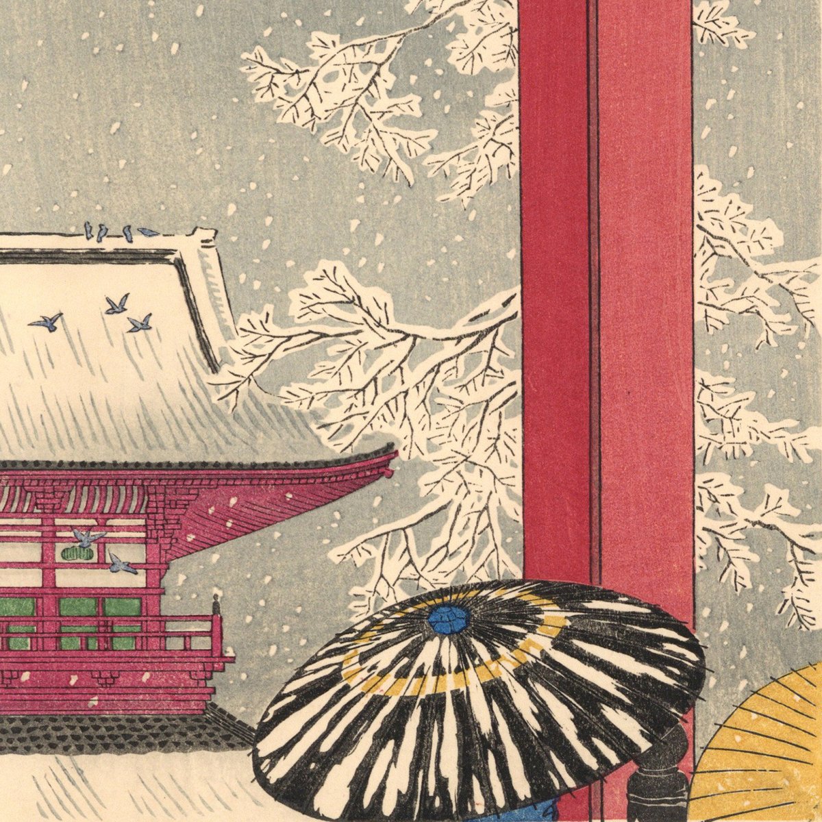 高橋松亭(弘明) 「浅草観音堂」 | 古美術もりみや