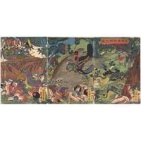 国芳 「勇士高名之図」 -賤ヶ岳の戦い- | 古美術もりみや