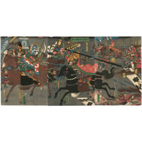 芳虎 「甲州川中島合戦」