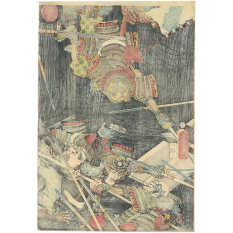 国綱 「佐枝犬千代合戦之図」