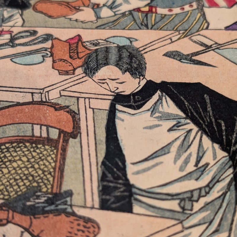 年一 「諸工職業競 靴製造場之図」 | 古美術もりみや