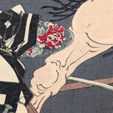芳年 「新撰東錦絵　神明相撲闘争之図」