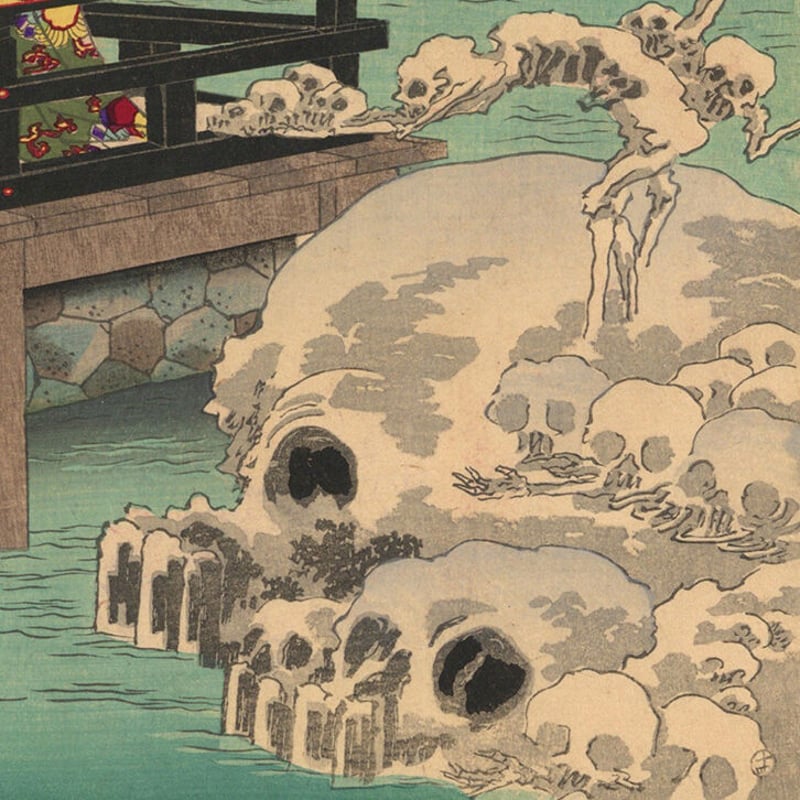 周延「雪月花 山城 六波羅雪 大政入道浄海」 | 古美術もりみや