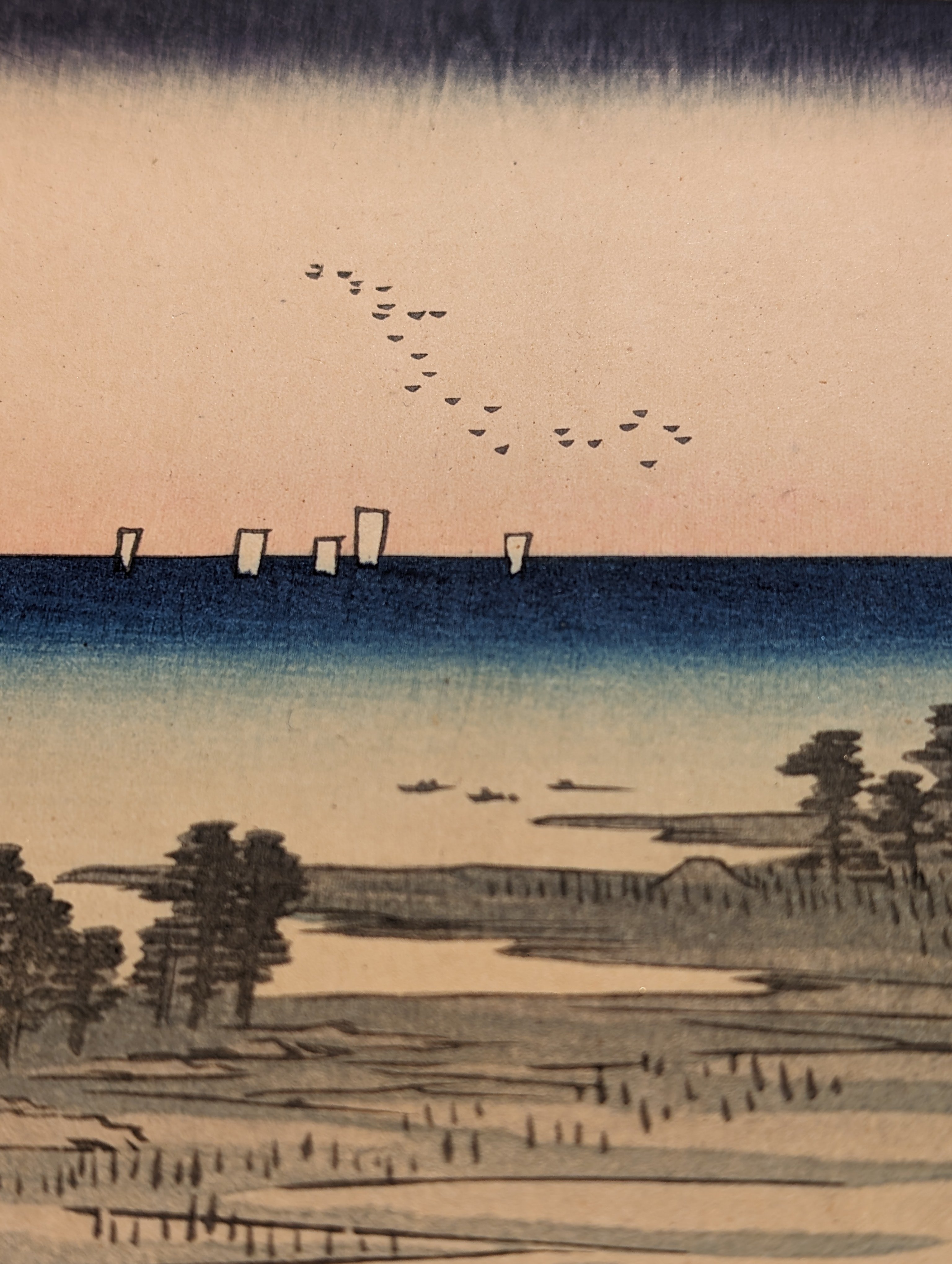 広重 「五十三次名所図会 四日市」(竪絵東海道) | 古美術もりみや