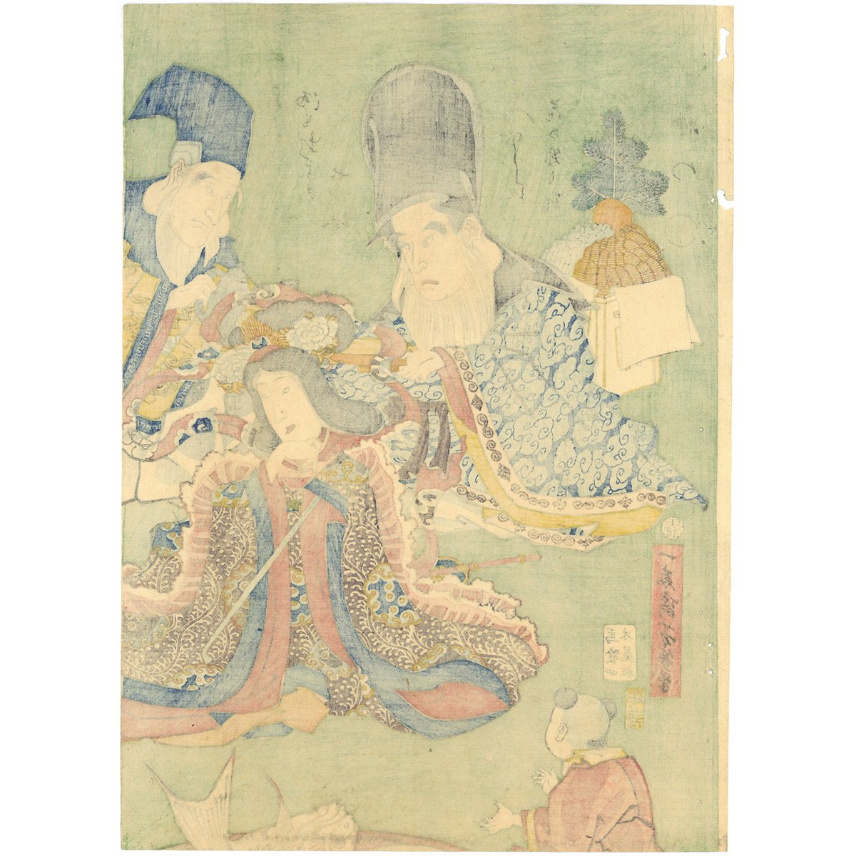芳幾 「福神春遊ひの図」 | 古美術もりみや