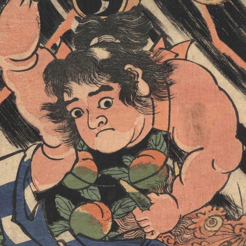 華郷画 日露戦争凱旋 宴 桃太郎 鬼退治 山水画 山水図 水墨画 人物画 掛け軸 華郷画 日露戦争凱旋 宴 桃太郎 鬼退治 山水画 山水図 水墨画 人物