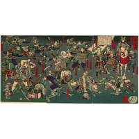 清親 「三河国大樹寺合戦」