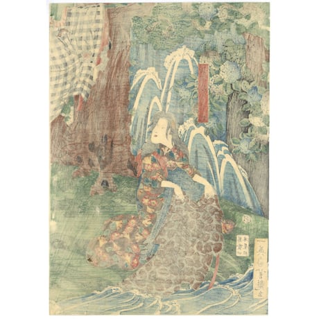 芳艶 「頼光足柄山怪童丸抱図」