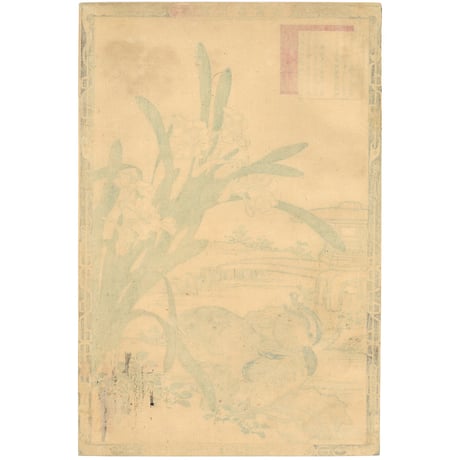 楳嶺 「楳嶺花鳥画譜　水仙　鴛鴦」